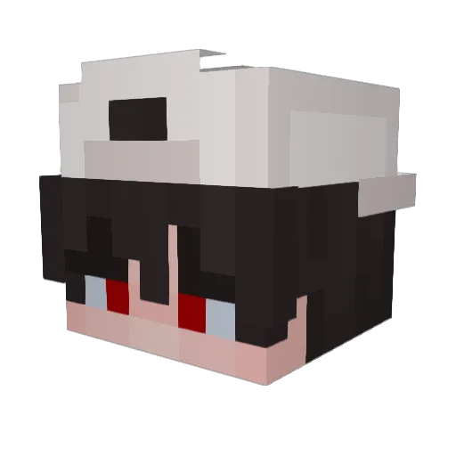 tangtang76 Minecraft avatar head, 3D render