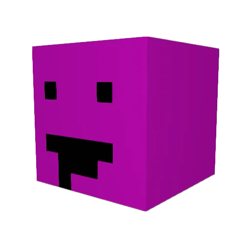 taniyakoyara Minecraft avatar head, 3D render