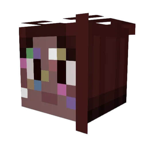 tankergf Minecraft avatar head, 3D render