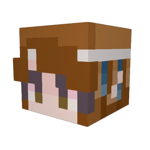 tankevirus Minecraft avatar head, 3D render