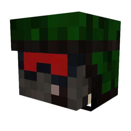 tankman468 Minecraft avatar head, 3D render