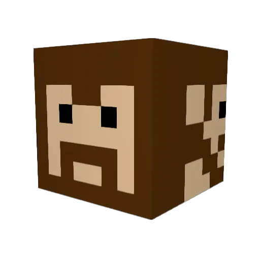 tankman49 Minecraft avatar head, 3D render