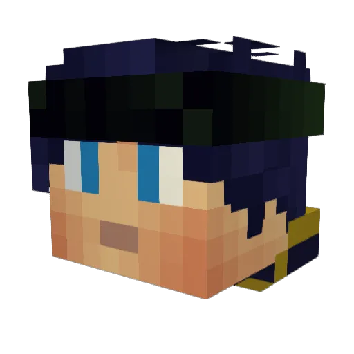 tanman123321 Minecraft avatar head, 3D render