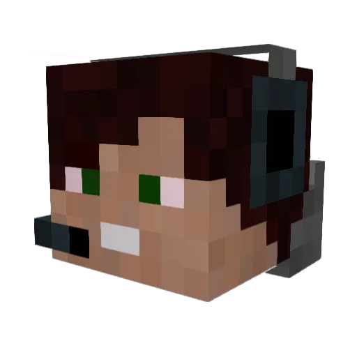 tannekillen Minecraft avatar head, 3D render