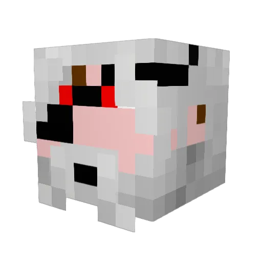 tannitamtam Minecraft avatar head, 3D render