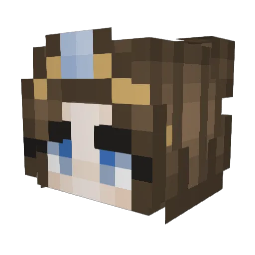 tannyaczr Minecraft avatar head, 3D render