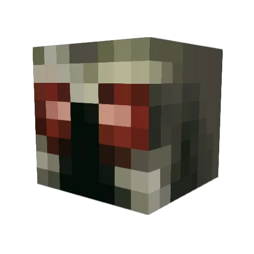 tanoh Minecraft avatar head, 3D render