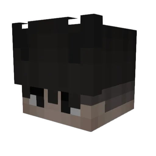 tanos Minecraft avatar head, 3D render