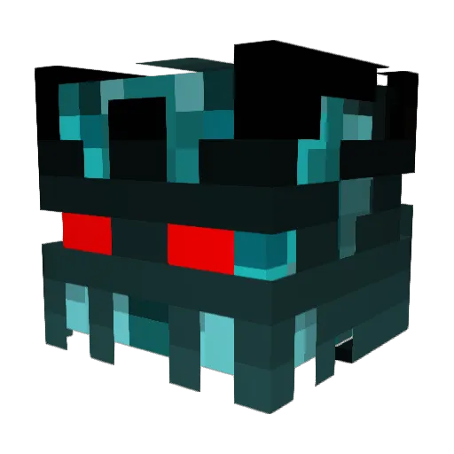 tansmor Minecraft avatar head, 3D render