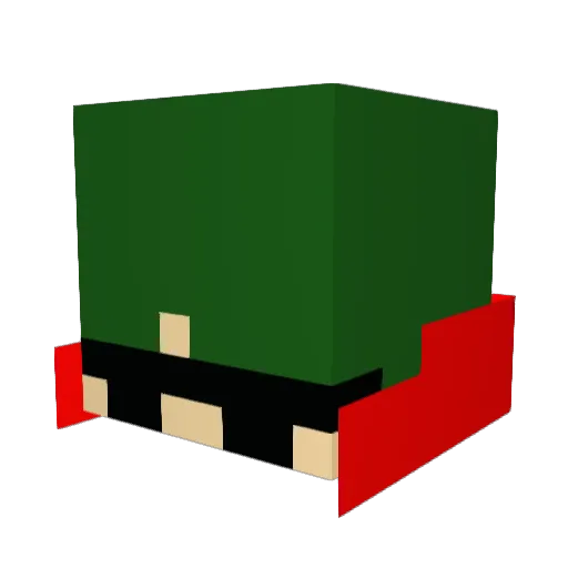 tanuki9011 Minecraft avatar head, 3D render