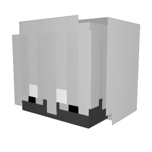 tanw45 Minecraft avatar head, 3D render