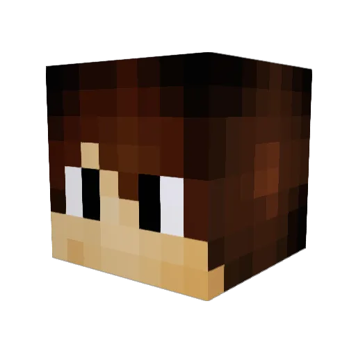 tanzillo Minecraft avatar head, 3D render