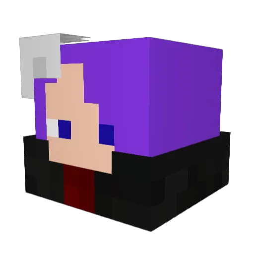 taothor Minecraft avatar head, 3D render