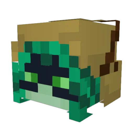 taotomi Minecraft avatar head, 3D render
