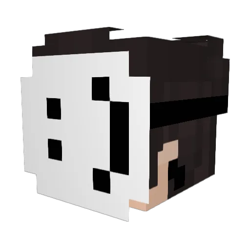 taoxanhgm Minecraft avatar head, 3D render