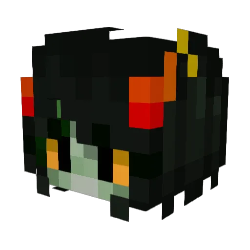 tapacid Minecraft avatar head, 3D render