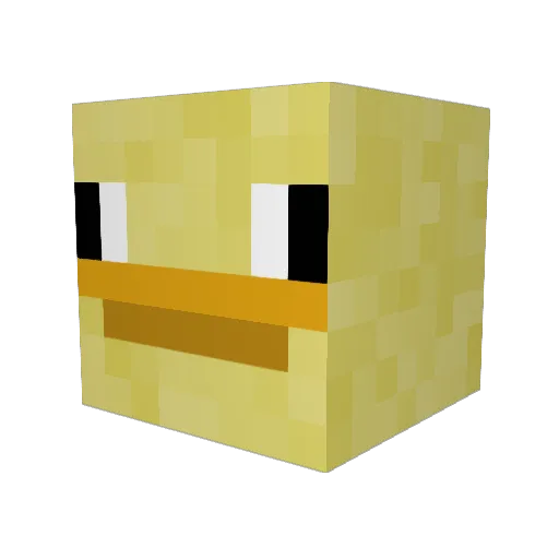 tapanaris Minecraft avatar head, 3D render