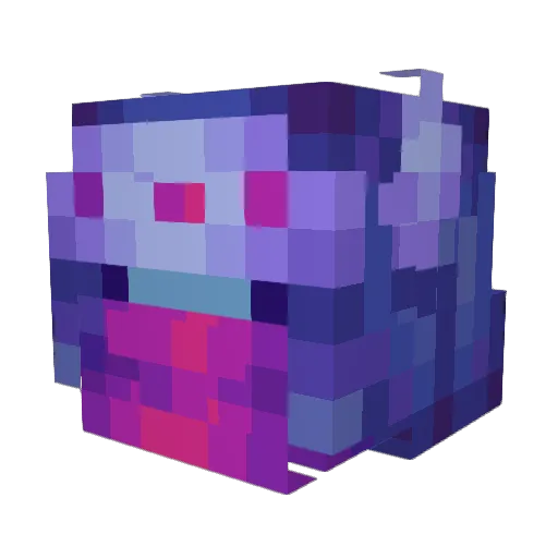 tapeki Minecraft avatar head, 3D render