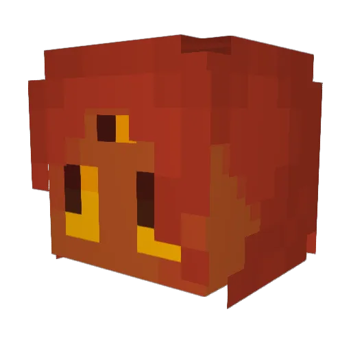 tapeyu Minecraft avatar head, 3D render