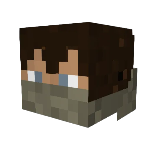 tapiont Minecraft avatar head, 3D render