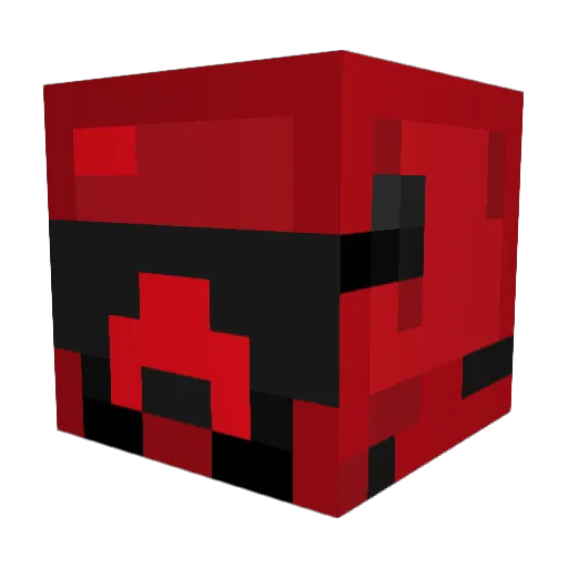 tapirfin Minecraft avatar head, 3D render