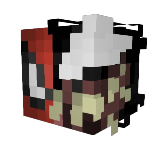 tapotamadre Minecraft avatar head, 3D render