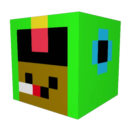 tapsugg Minecraft avatar head, 3D render