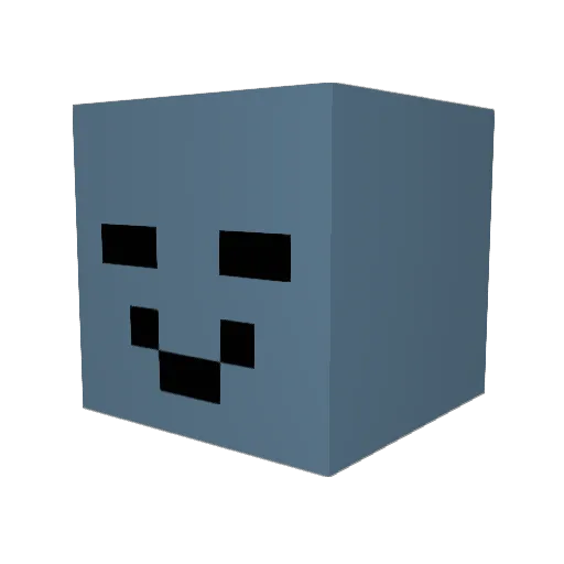 tapwat_r Minecraft avatar head, 3D render