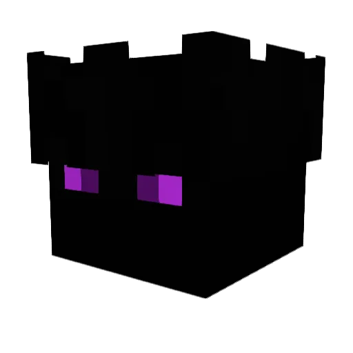 taquituou Minecraft avatar head, 3D render