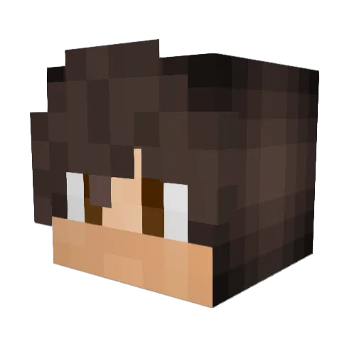 tar_gz Minecraft avatar head, 3D render