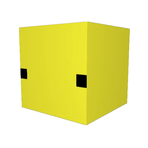 taraaa Minecraft avatar head, 3D render