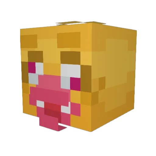 tarajade_ Minecraft avatar head, 3D render