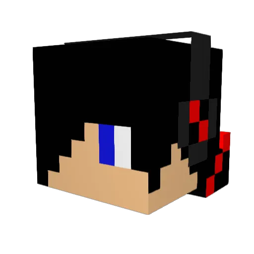 tarchion Minecraft avatar head, 3D render