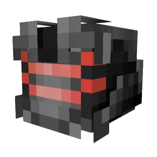 tardigre Minecraft avatar head, 3D render