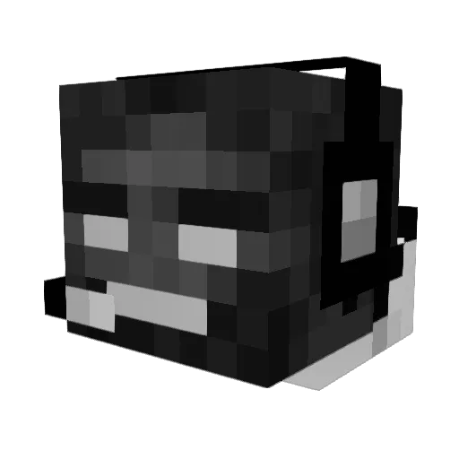 targnew2 Minecraft avatar head, 3D render