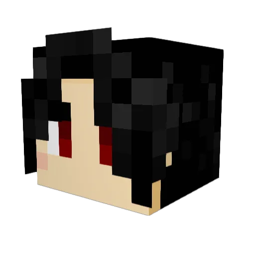 tari85 Minecraft avatar head, 3D render