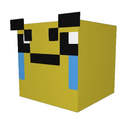 tarih_ Minecraft avatar head, 3D render