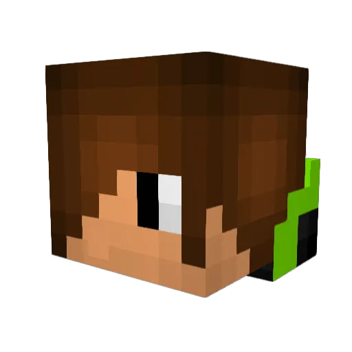 tarik1926 Minecraft avatar head, 3D render