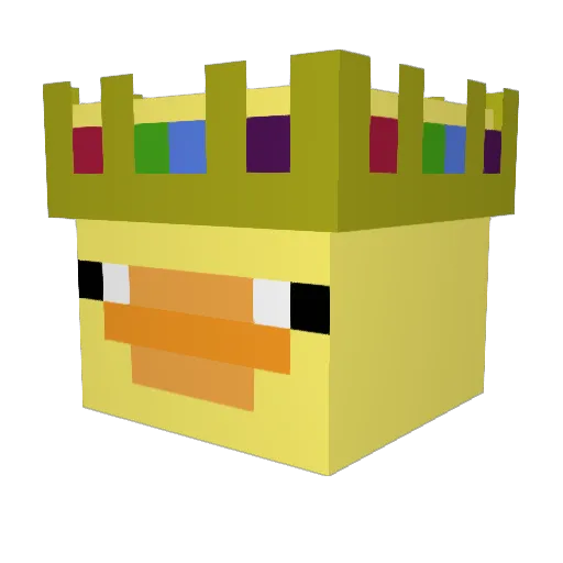 tarnoose Minecraft avatar head, 3D render