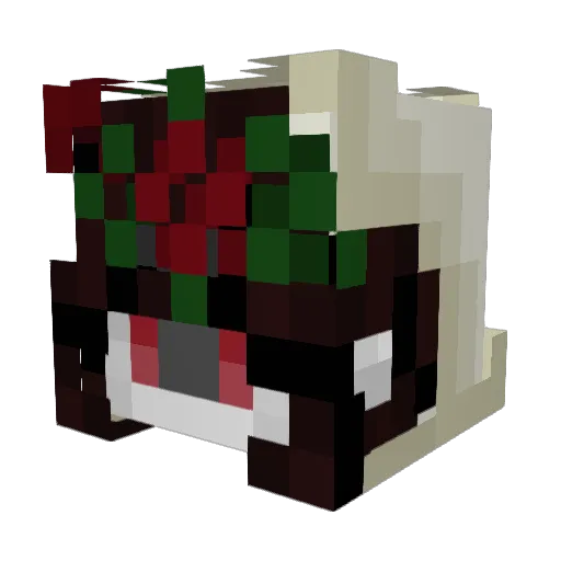 tarohw Minecraft avatar head, 3D render
