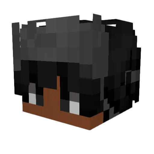 tarooo_00 Minecraft avatar head, 3D render