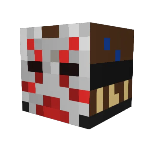 tarranjc Minecraft avatar head, 3D render