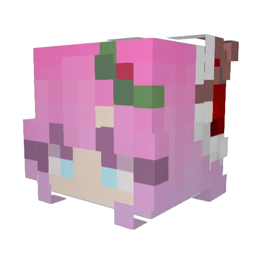 tartarusGMD Minecraft avatar head, 3D render
