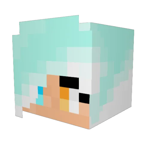 taruthefirefly Minecraft avatar head, 3D render