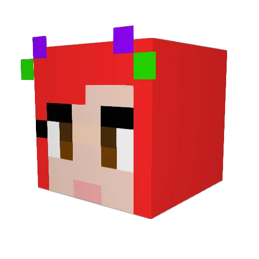 taryn0128 Minecraft avatar head, 3D render