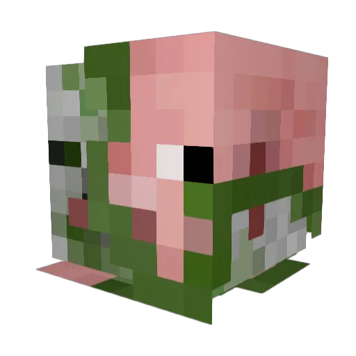 tarzan_zeb Minecraft avatar head, 3D render
