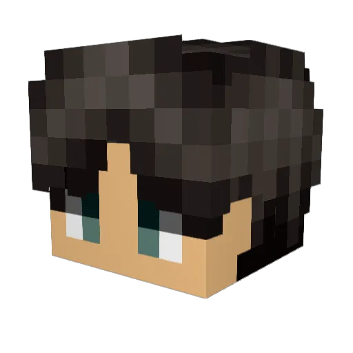 tasakl Minecraft avatar head, 3D render