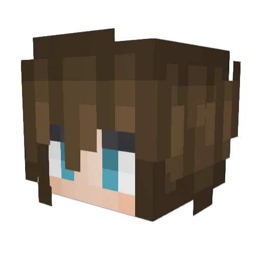 tasha_kelli Minecraft avatar head, 3D render