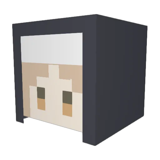 taso_398 Minecraft avatar head, 3D render