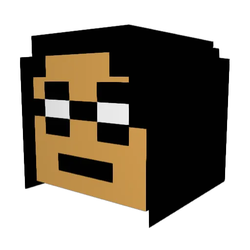 tasorin Minecraft avatar head, 3D render